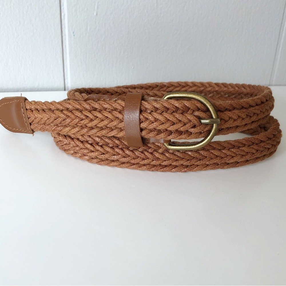 Braided Brown Adjustable Skinny Belt Brown Small Target Women’s